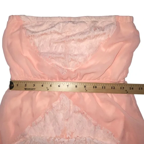 L8ter BOHO Lace Peach Maxi Dress - Women’s 4 - Picture 4 of 13